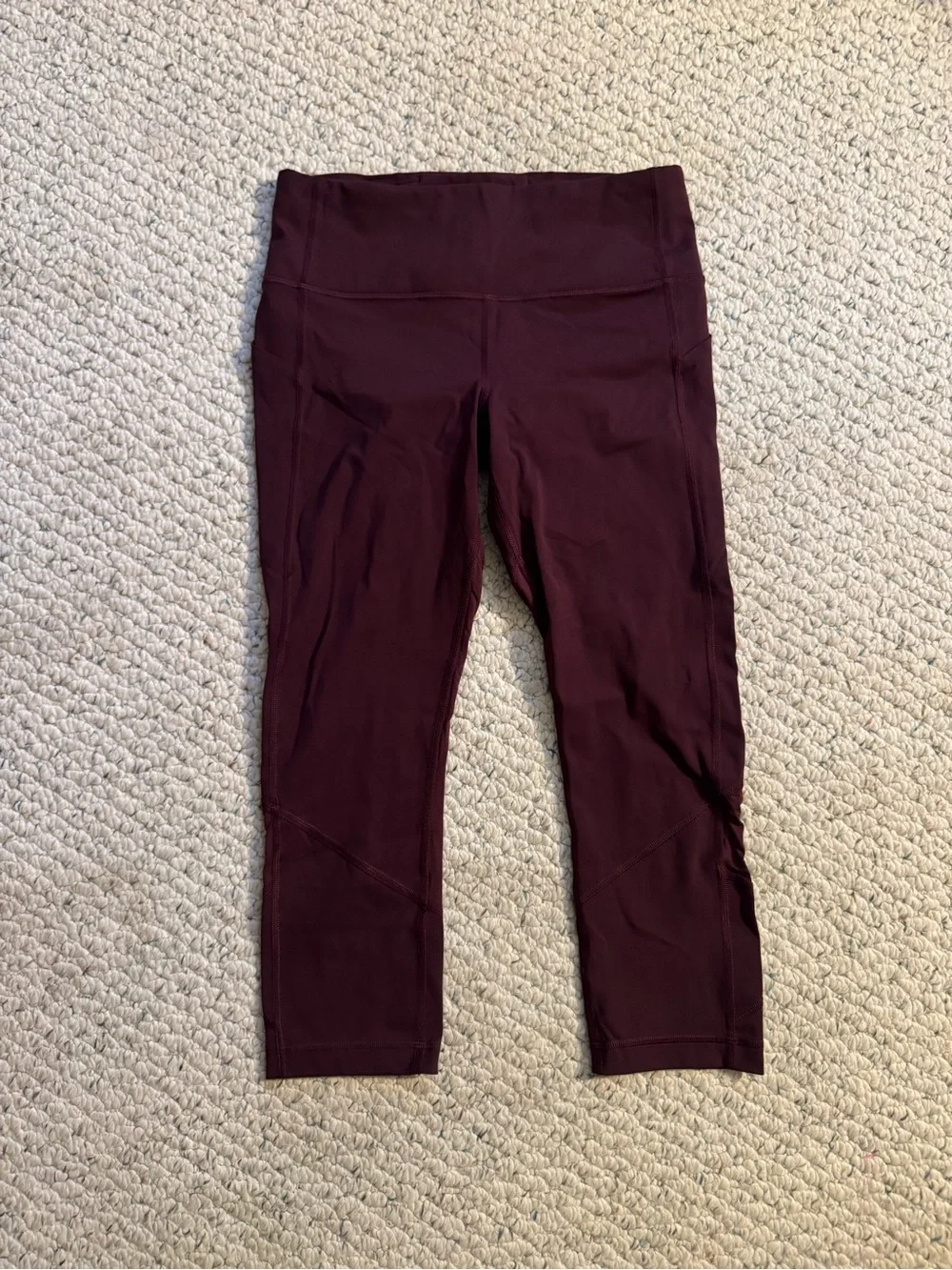 lululemon athletica Wine/Burgundy High-Rise Leggings